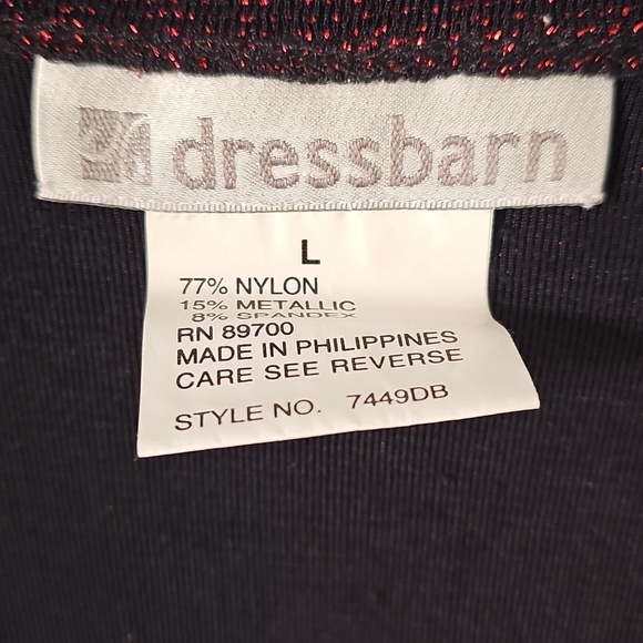 Vintage Dress Barn Shimmery Wrap Blouse Size Large - Picture 2 of 4